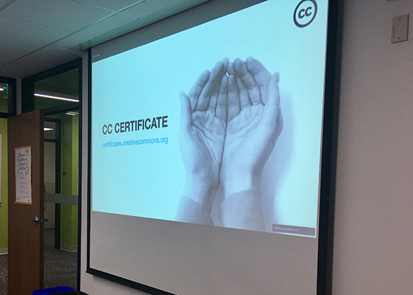 Photo from Open Day: CC Certificate presentation