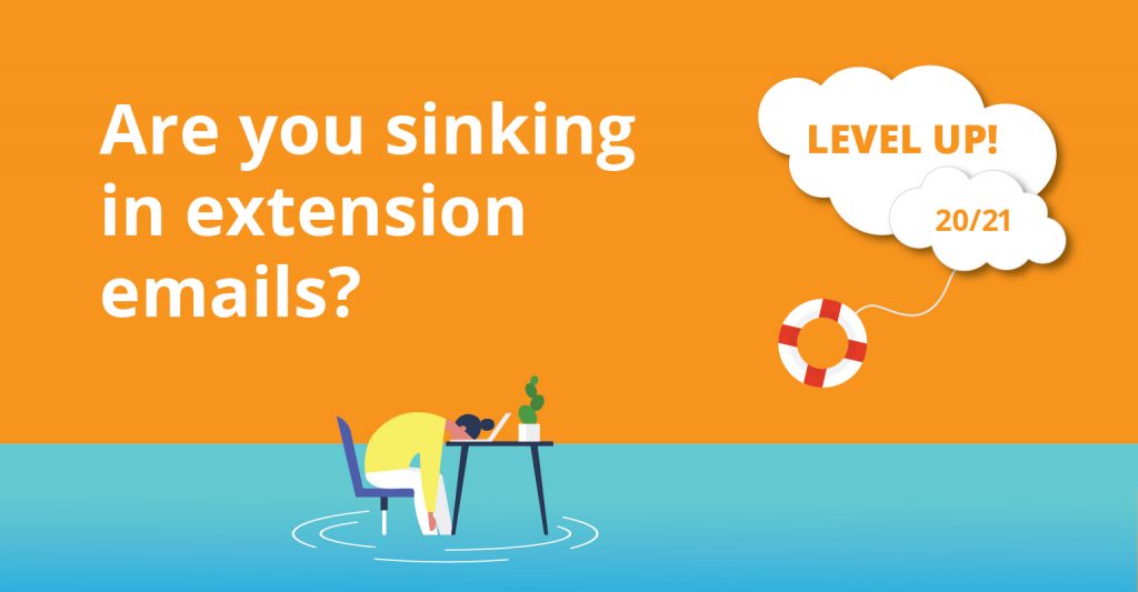 Are you sinking in extension emails?