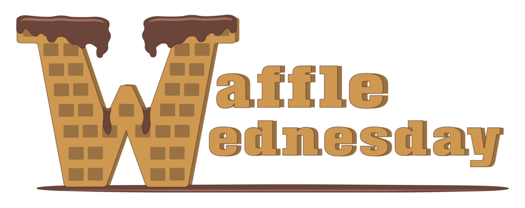 Waffle Wednesday logo.