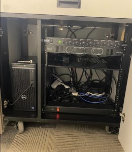 Instructor station cabinet